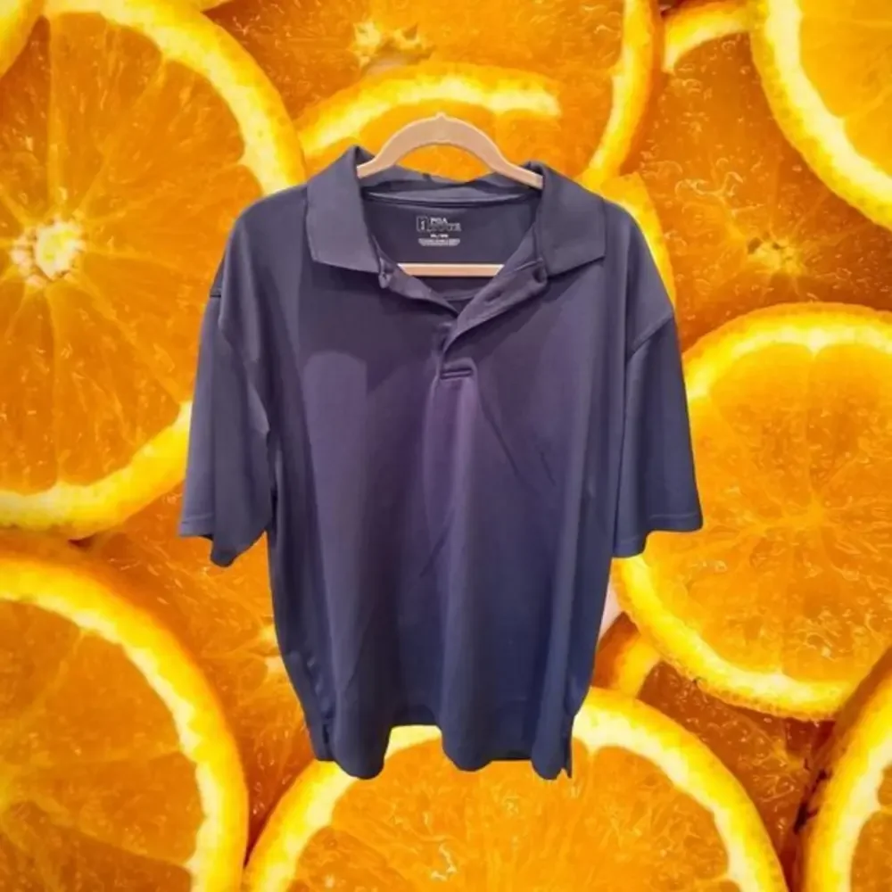 Pga Tour Polo Blue Size XL‎